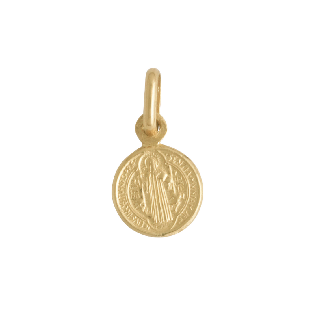 MEDALLA SAN BENITO ORO 18K