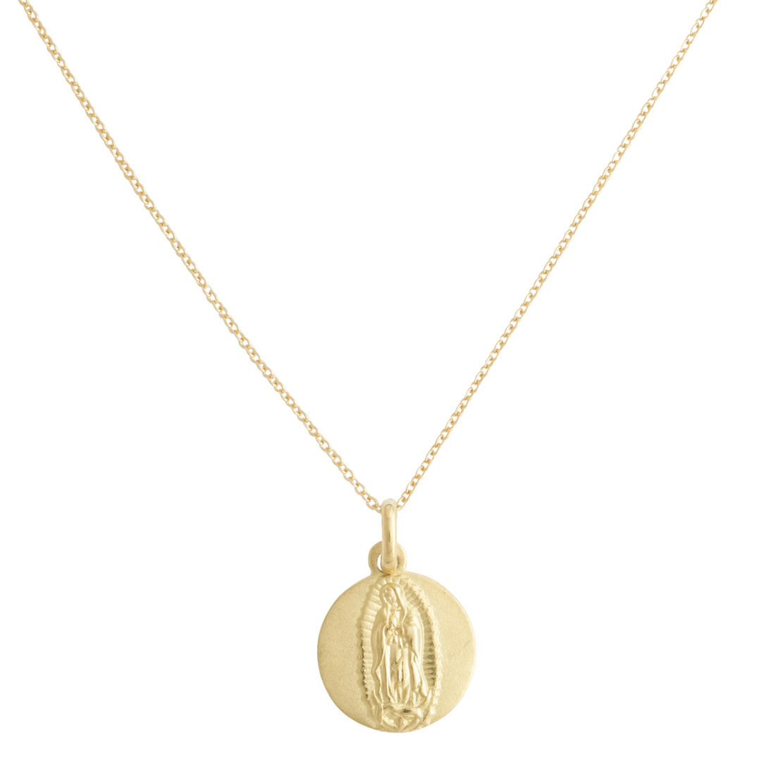 COLLAR VIRGEN GUADALUPE ORO 18K