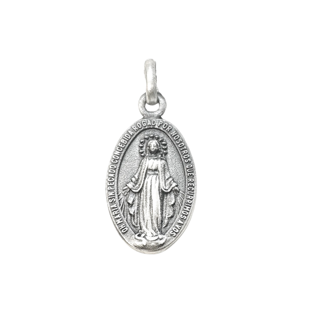 MEDALLA VIRGEN PLATA