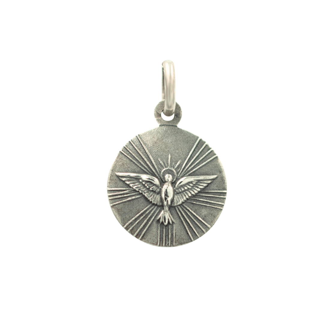 MEDALLA ESPIRITU SANTO PLATA