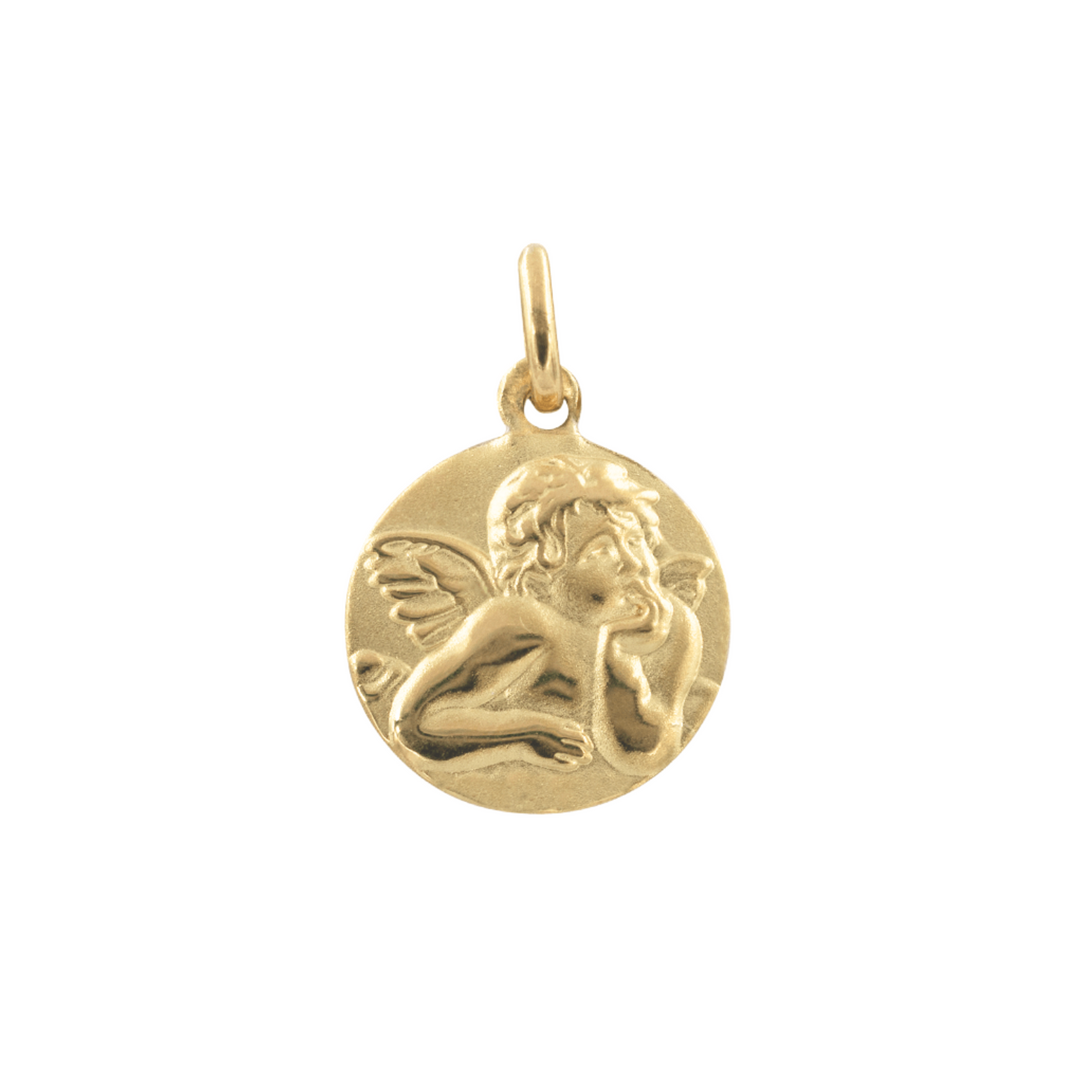 MEDALLA ÁNGEL ORO 18K