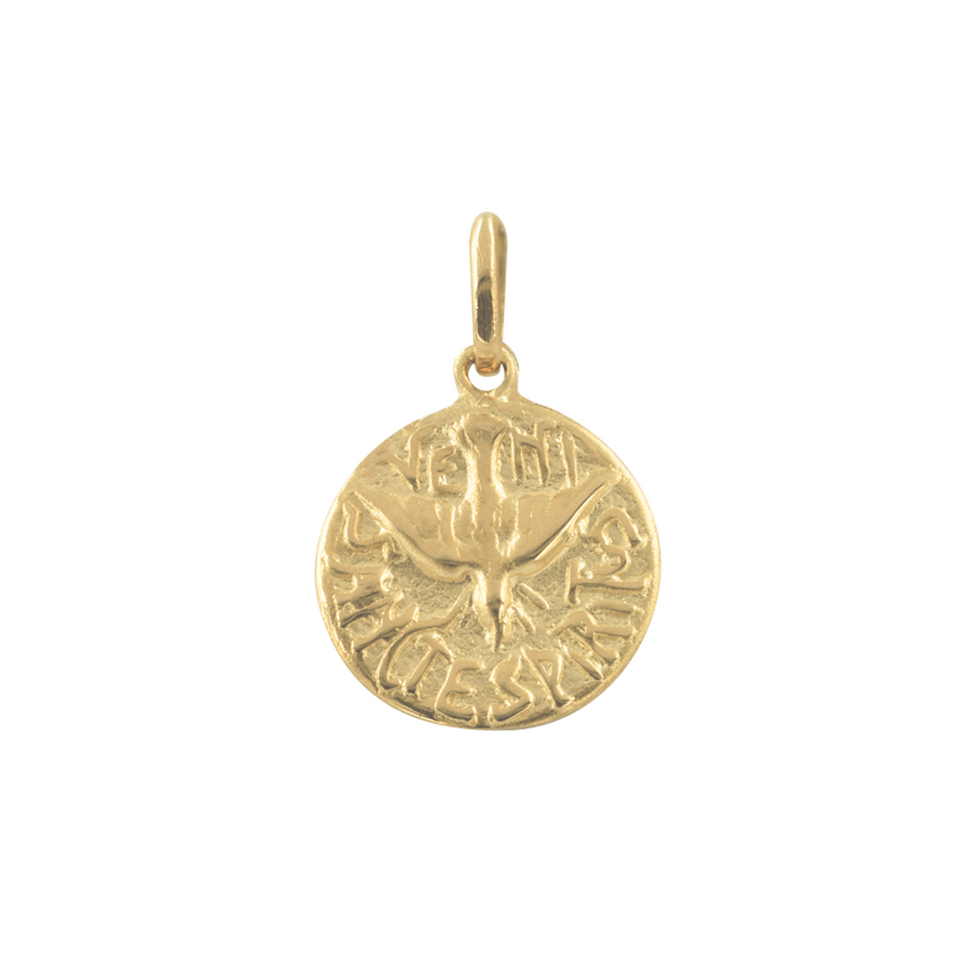 MEDALLA ESPIRITÚ ORO 18K