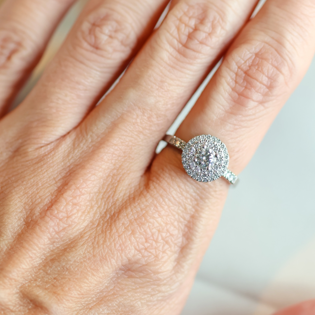 ANILLO COMPROMISO HALO DOBLE FERRÁN