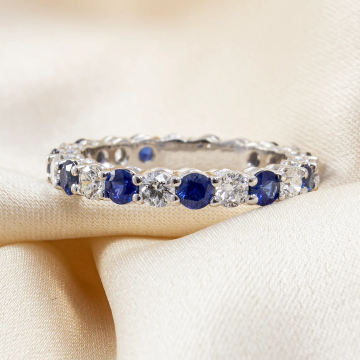 ANILLO COMPROMISO ZAFIRO MERY