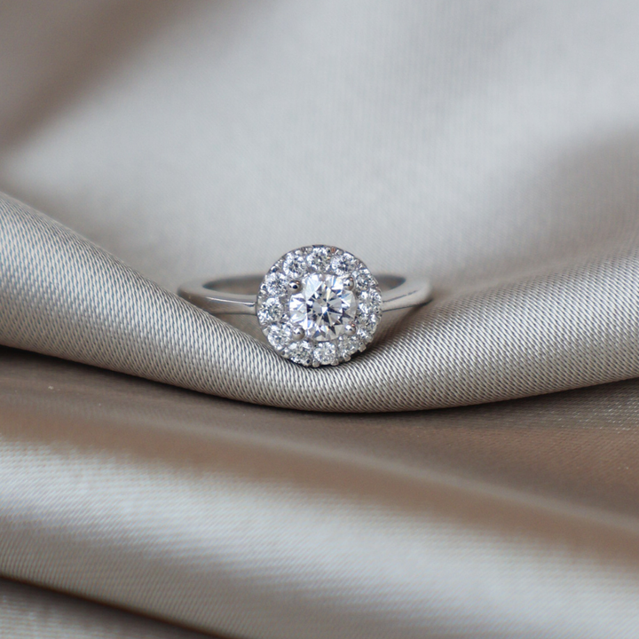 ANILLO COMPROMISO FLOR