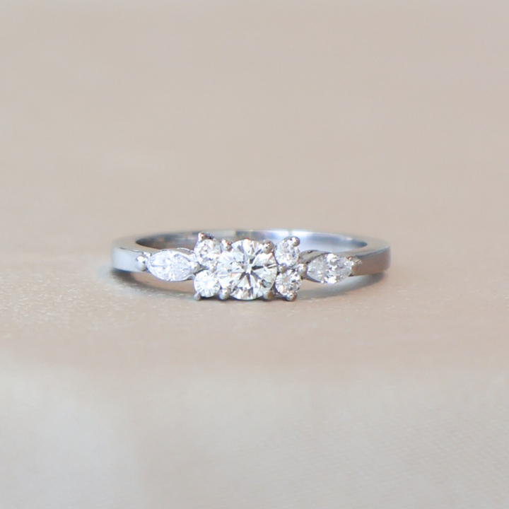 Anillo Compromiso Flora