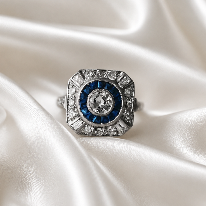 ANILLO COMPROMISO EMPERATRIZ ZAFIRO