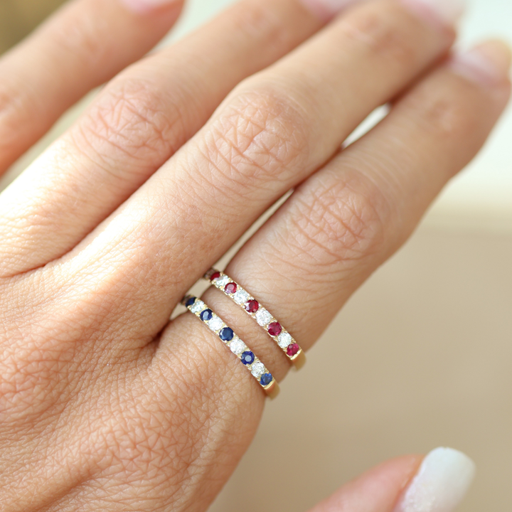 ANILLO COMPROMISO RUBI MERY