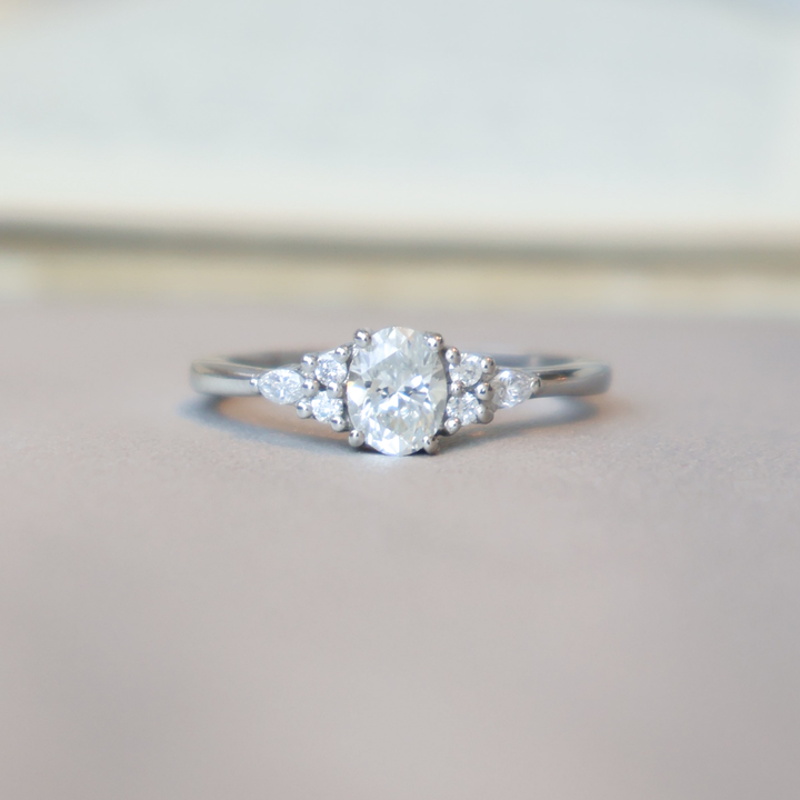 ANILLO COMPROMISO FLOR