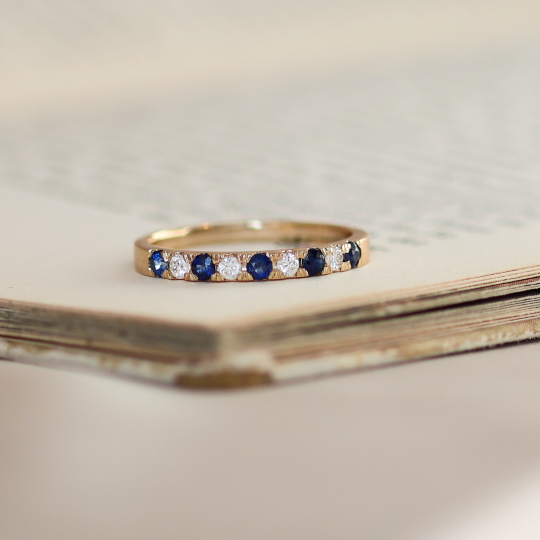 ANILLO COMPROMISO ZAFIRO MERY