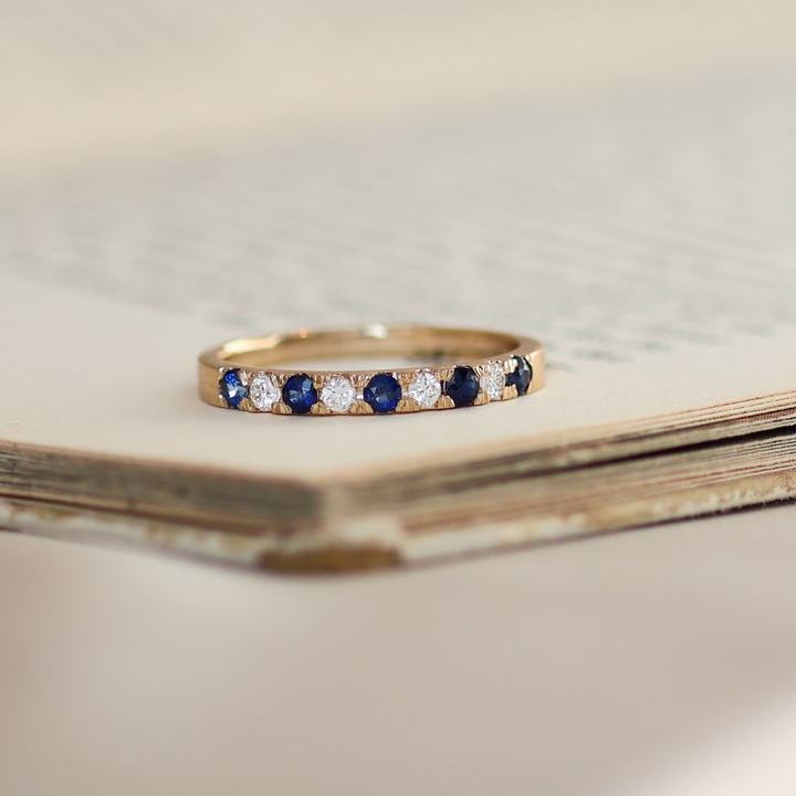 ANILLO COMPROMISO ZAFIRO MERY