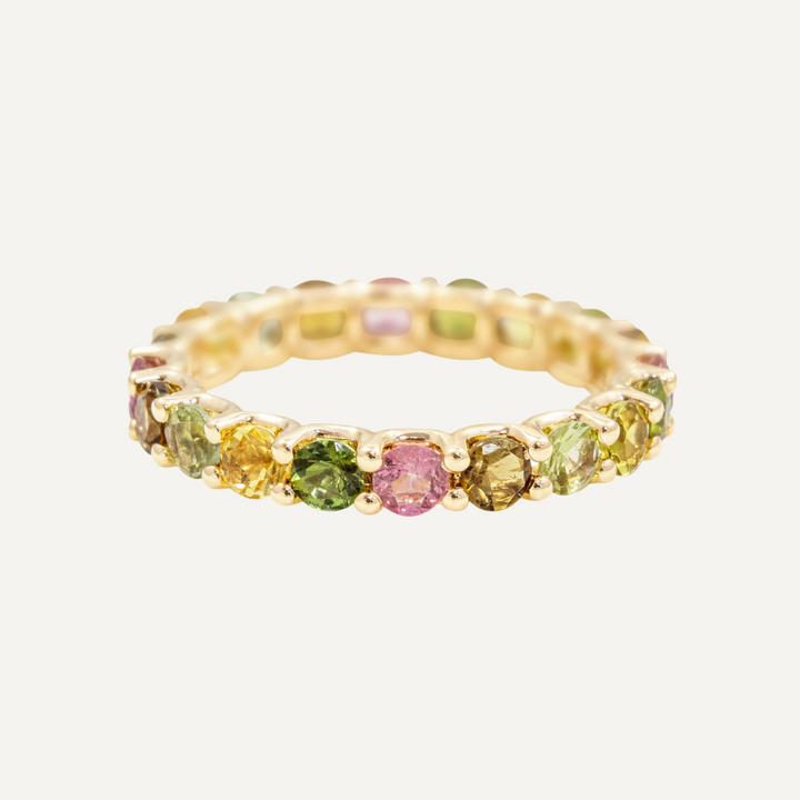 ANILLO RAINBOW ORO