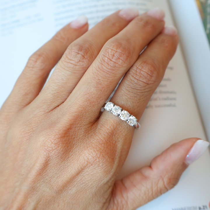 ANILLO COMPROMISO CUATRICILLO FILIPPA