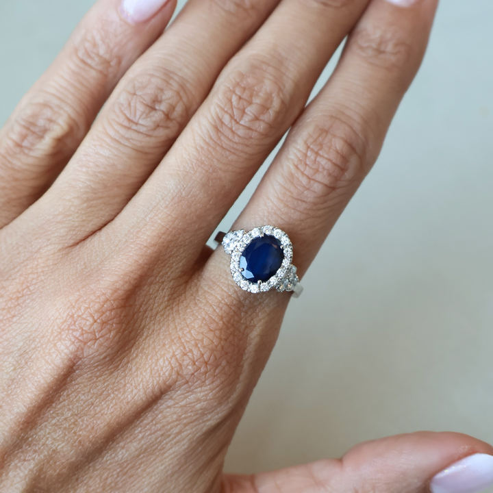 ANILLO COMPROMISO LUCIA ZAFIRO