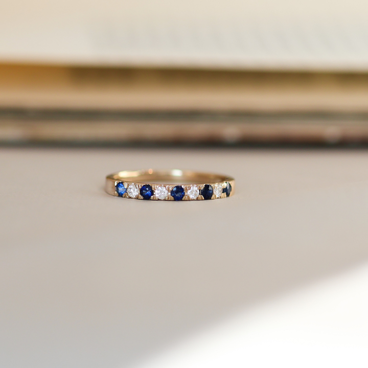 ANILLO COMPROMISO ZAFIRO MERY