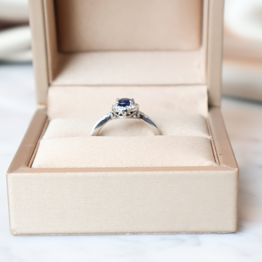 ANILLO COMPROMISO ZAFIRO