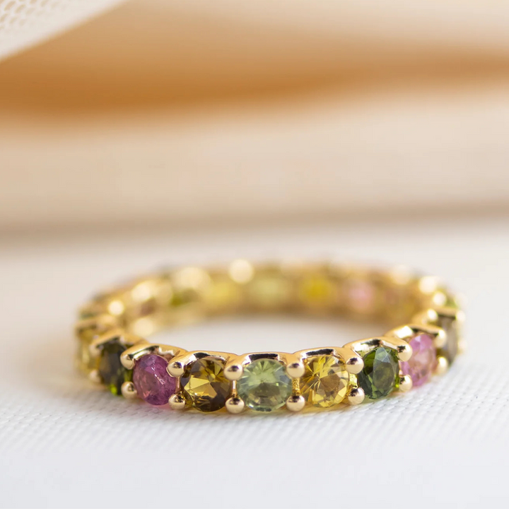 ANILLO RAINBOW ORO