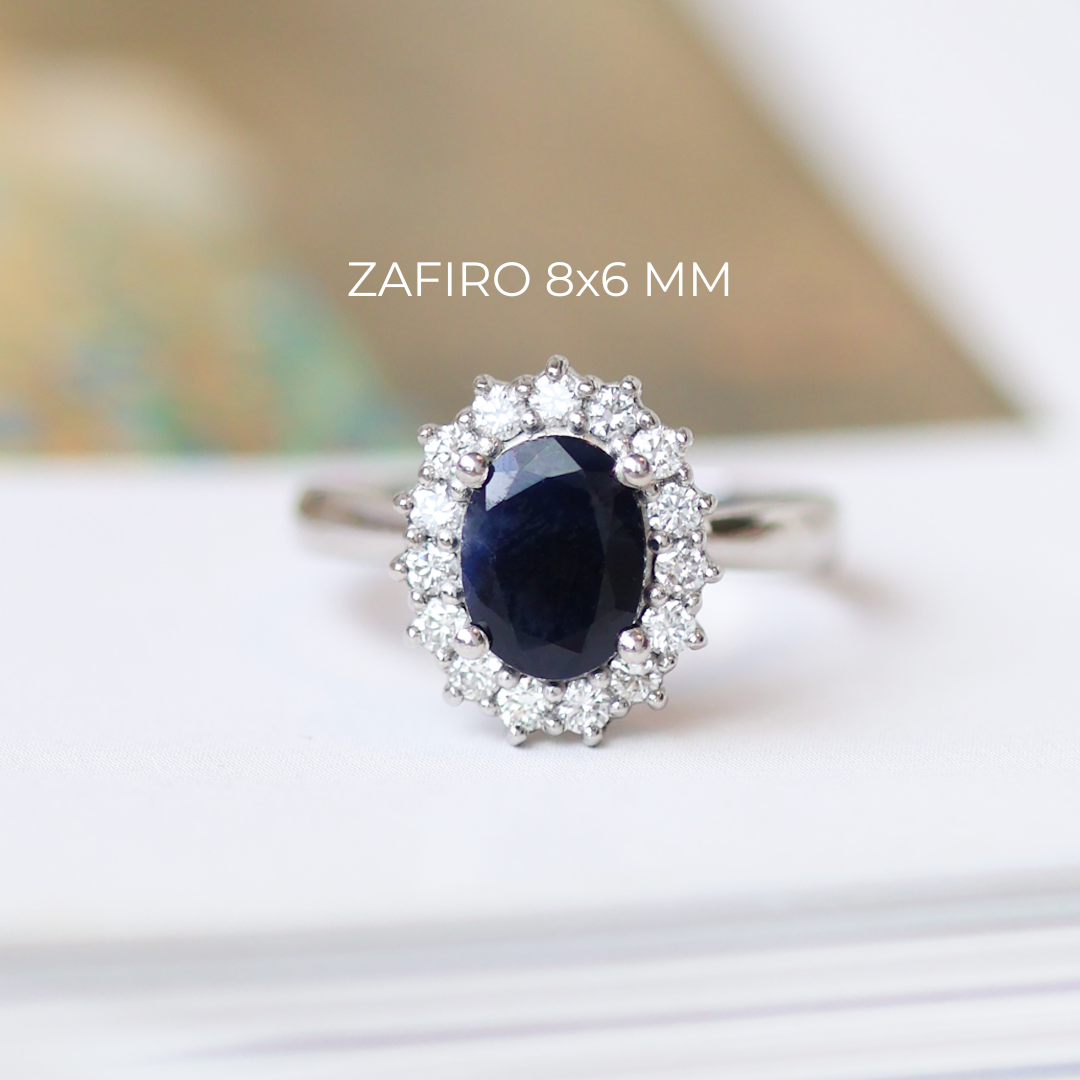 ANILLO COMPROMISO LADY DI ZAFIRO