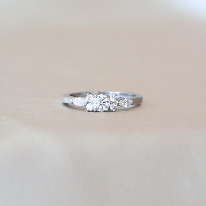 Anillo Compromiso Flora