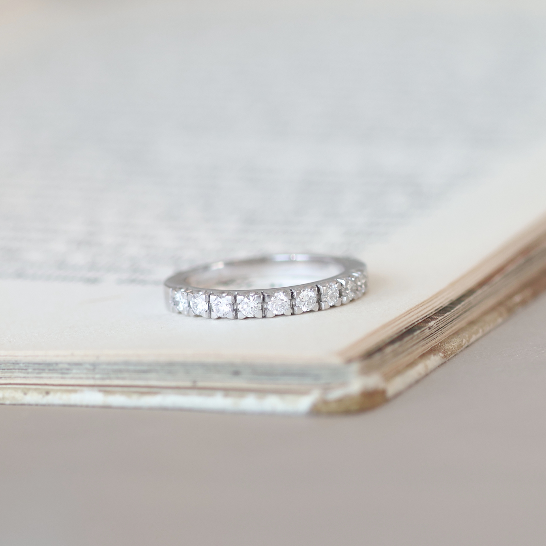 Anillo Compromiso Cintillo Lidia