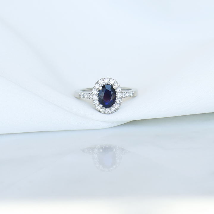 ANILLO COMPROMISO ZAFIRO