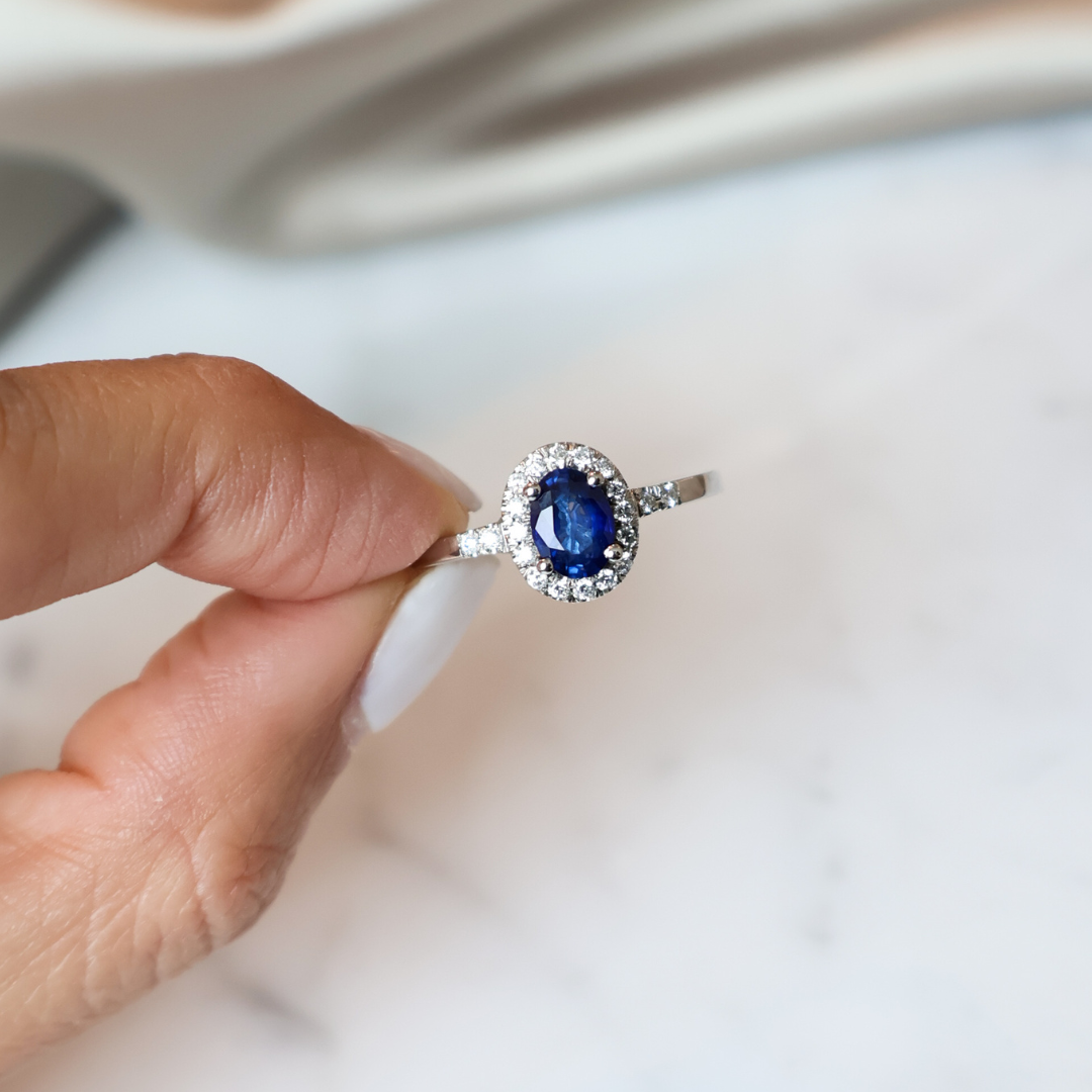 ANILLO COMPROMISO ZAFIRO