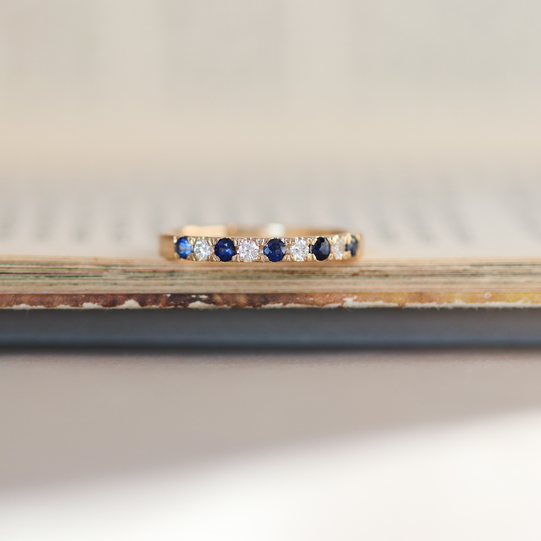 ANILLO COMPROMISO ZAFIRO MERY