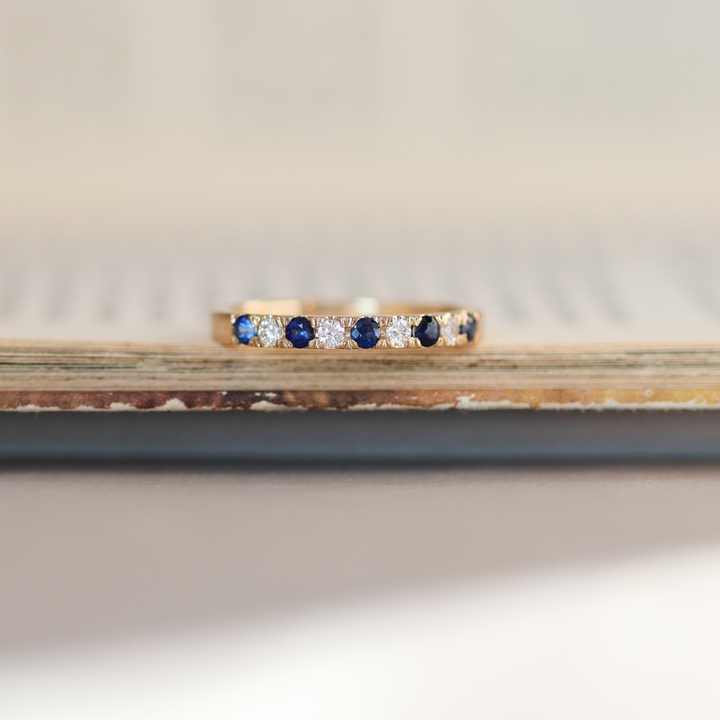 ANILLO COMPROMISO ZAFIRO MERY