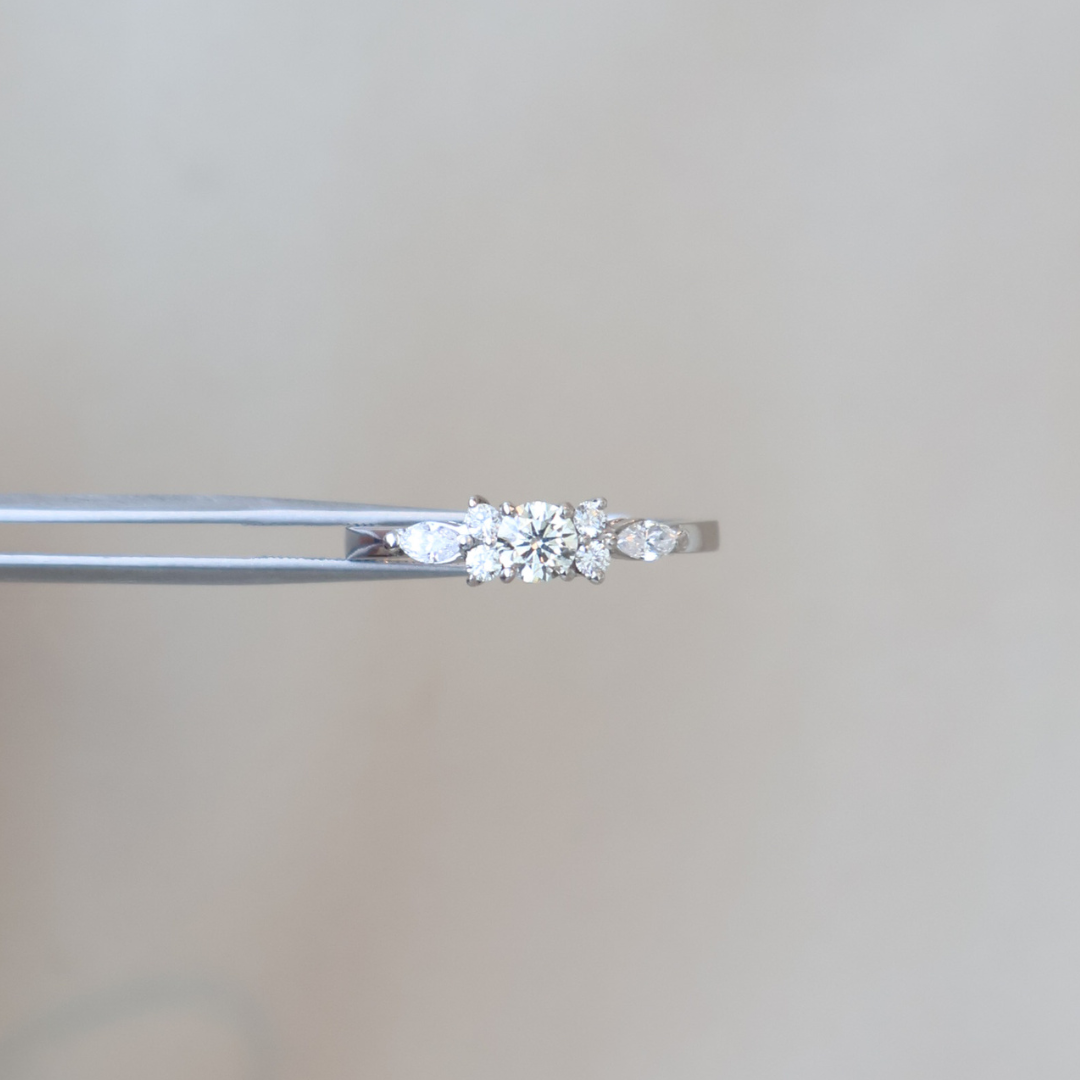 Anillo Compromiso Flora