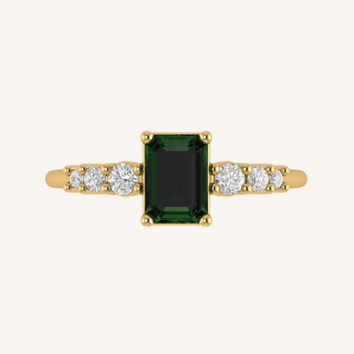 ANILLO TURMALINA VERDE MARGOT