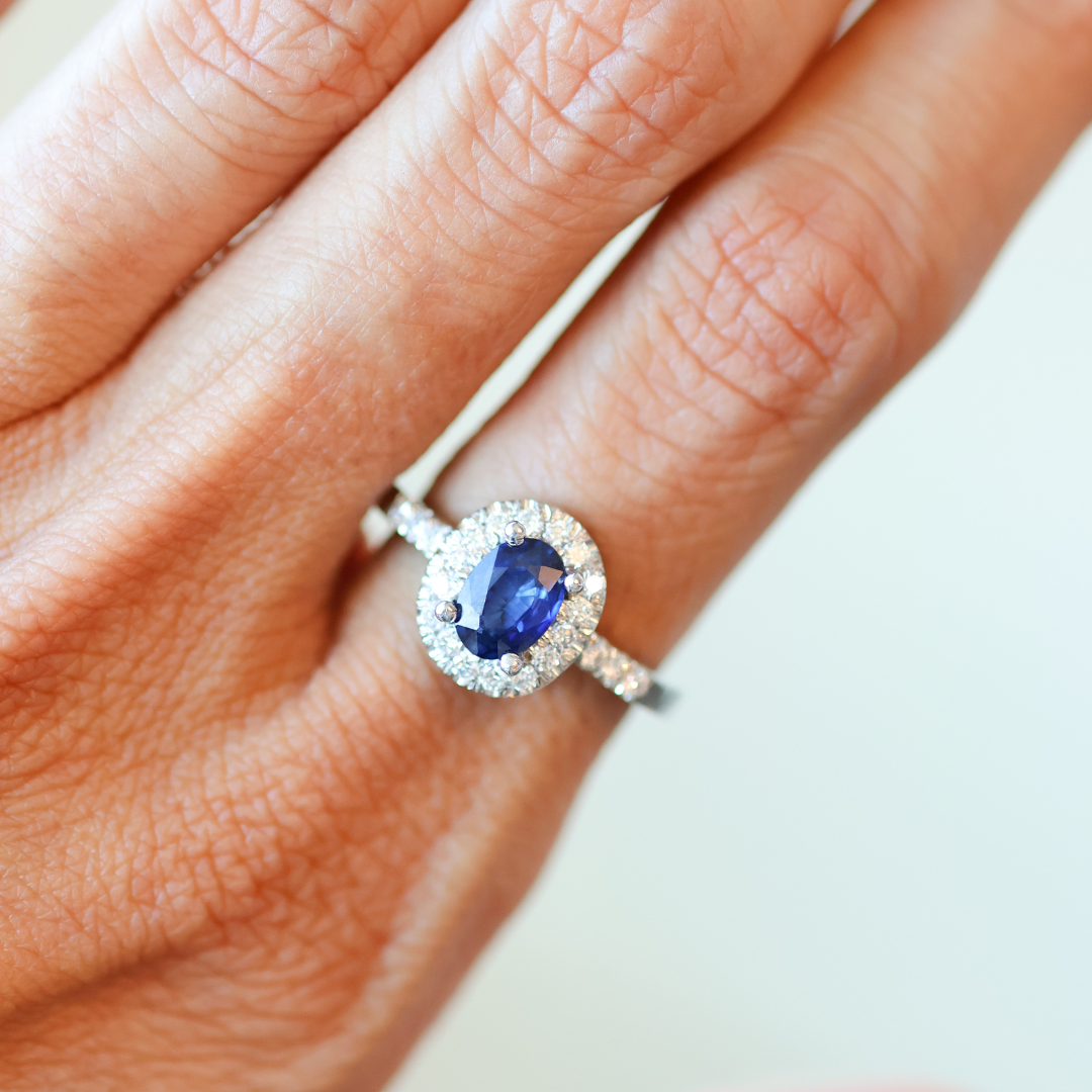 ANILLO COMPROMISO ZAFIRO