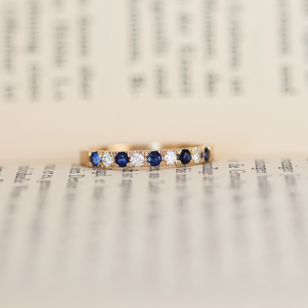ANILLO COMPROMISO ZAFIRO MERY