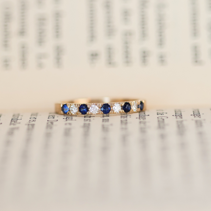 ANILLO COMPROMISO ZAFIRO MERY