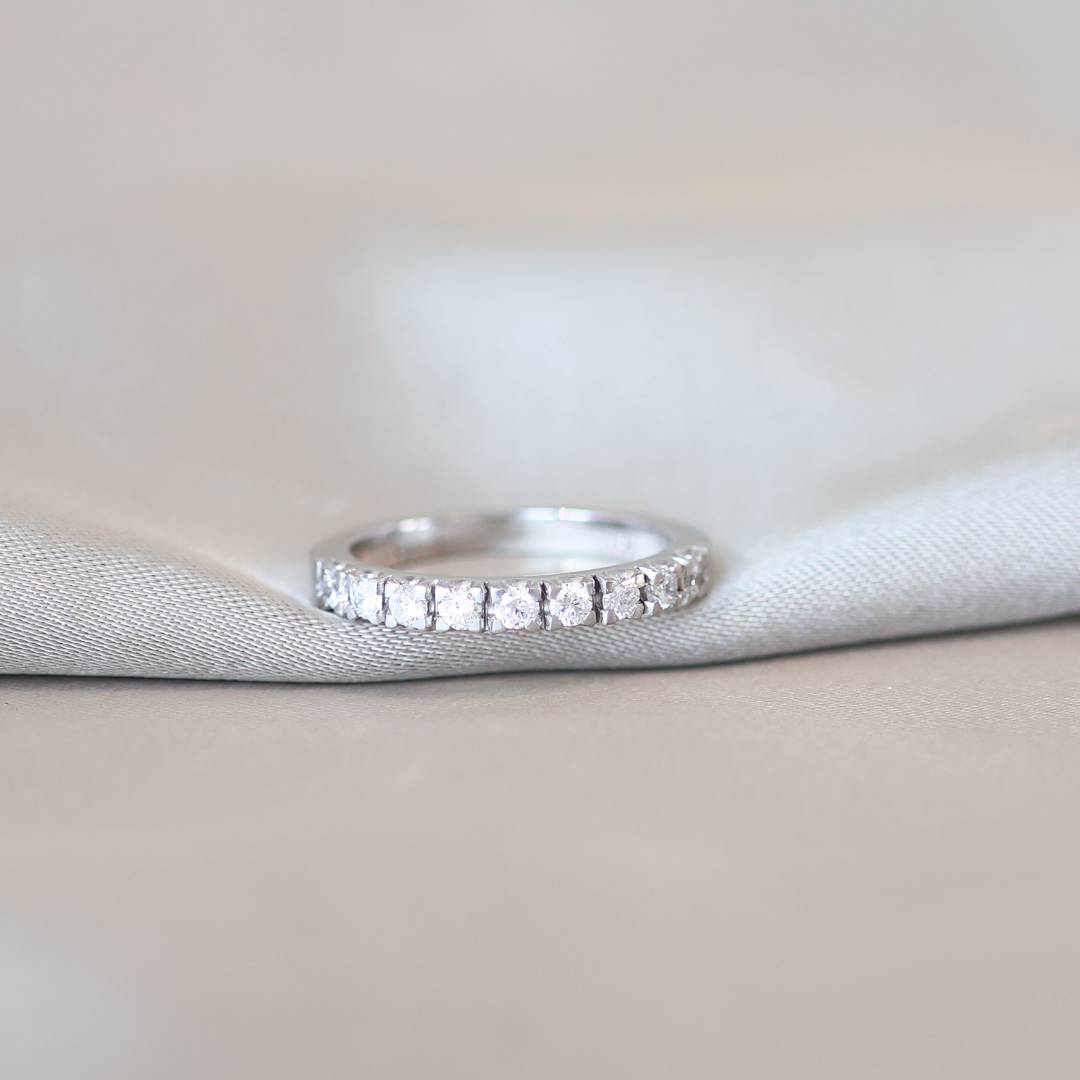 Anillo Compromiso Cintillo Lidia