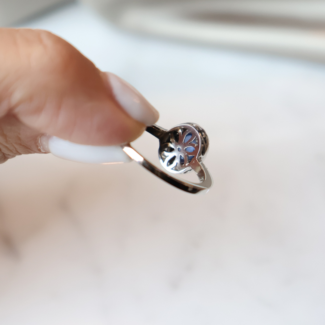 ANILLO COMPROMISO ZAFIRO