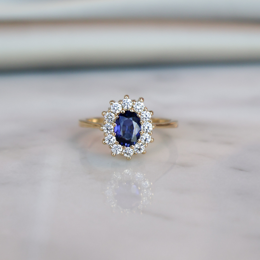ANILLO COMPROMISO LADY DI ZAFIRO