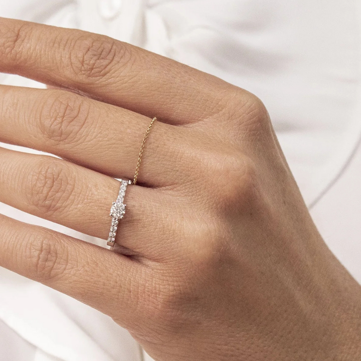 ANILLO COMPROMISO SOLITARIO