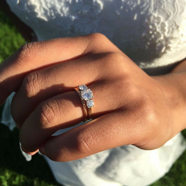 ANILLO COMPROMISO TRICILLO MILA