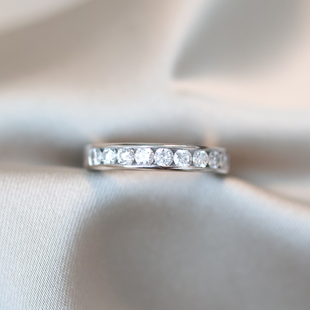 Anillo Compromiso Cintillo Santiago