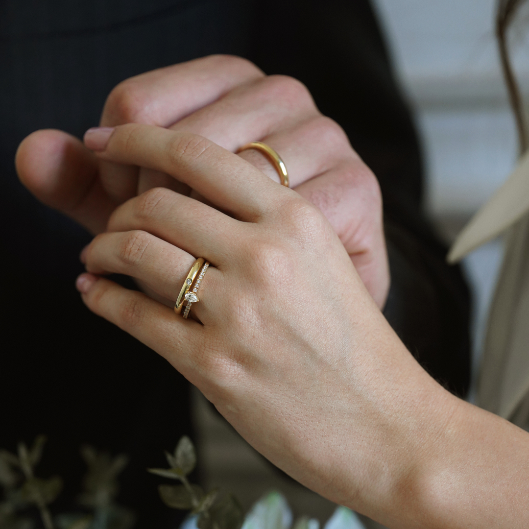 De Oro 18k Anillos Para Parejas El Corte Ingles Anillos De Pareja