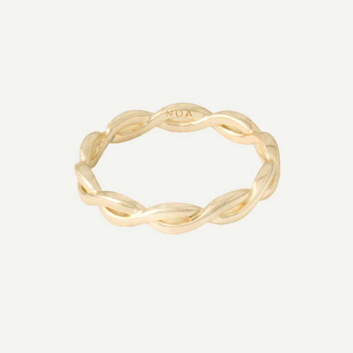 ANILLO LAZOS ORO