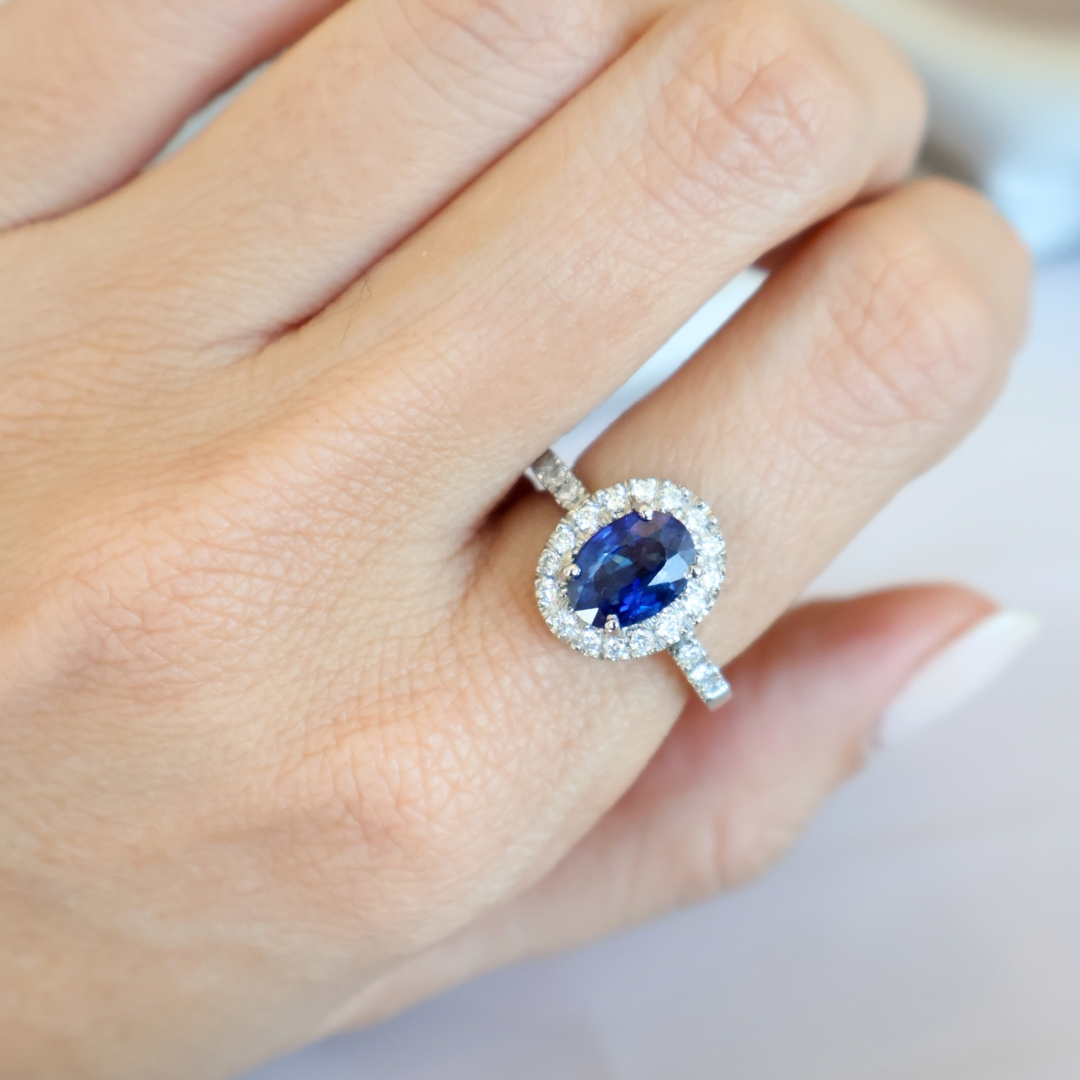 ANILLO COMPROMISO ZAFIRO