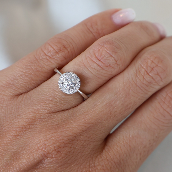 ANILLO COMPROMISO FLOR
