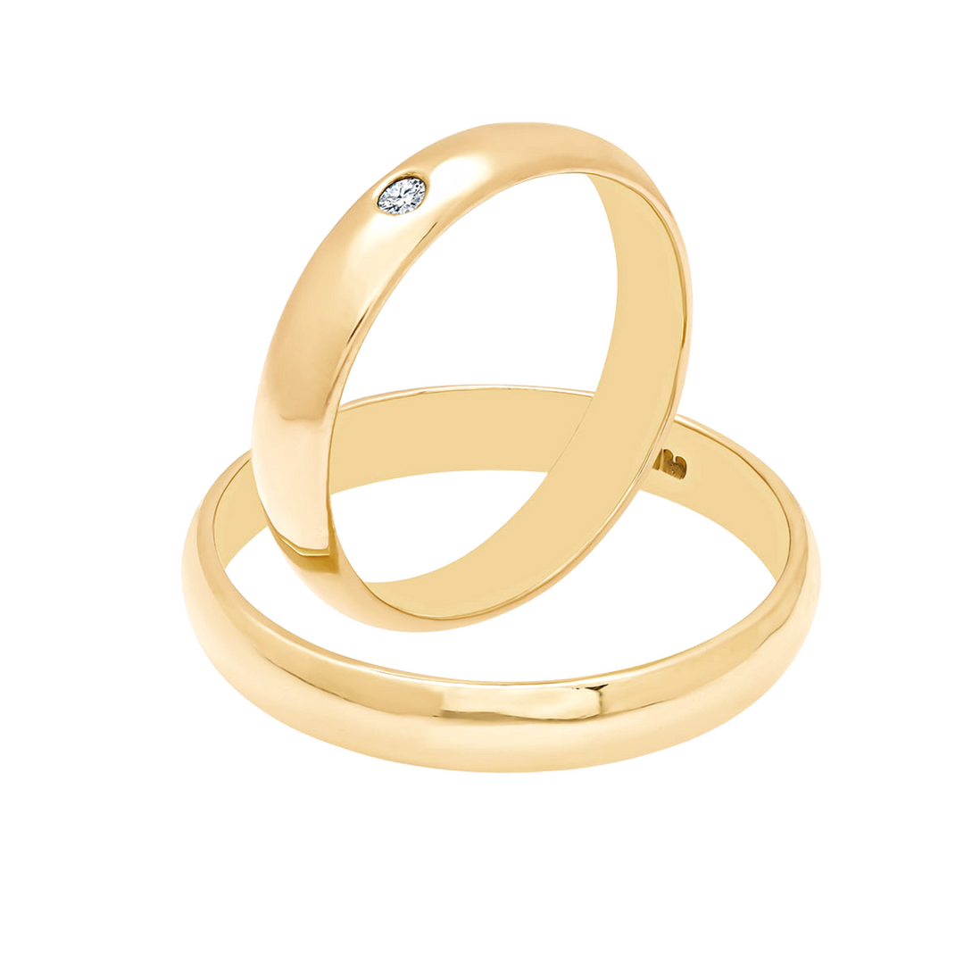 ARGOLLAS CORTE INGLES DIAMANTE ORO 18K