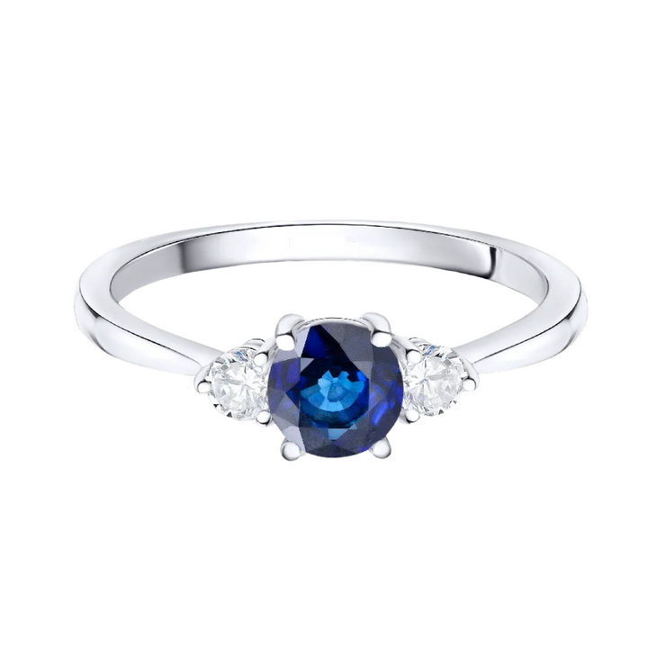ANILLO COMPROMISO PRINCESS ZAFIRO