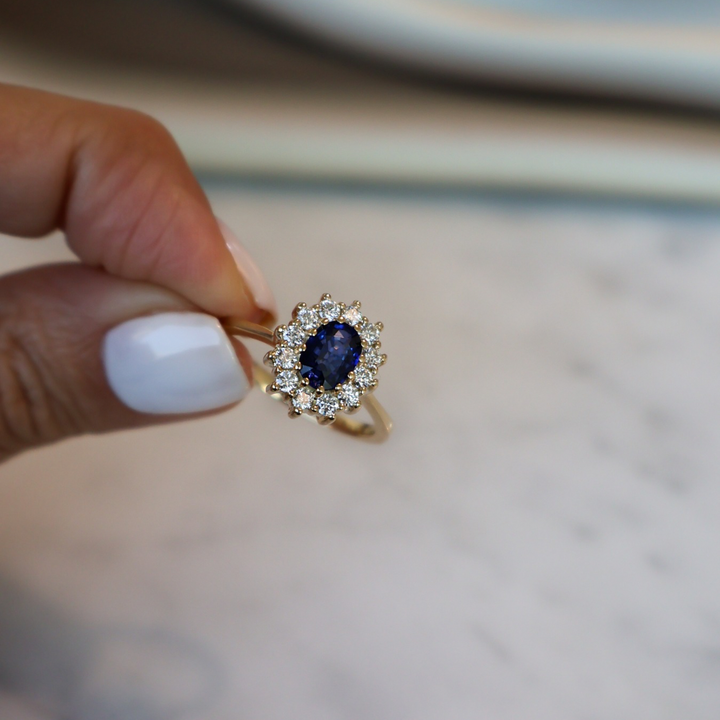 ANILLO COMPROMISO LADY DI ZAFIRO