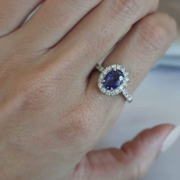 ANILLO COMPROMISO ZAFIRO