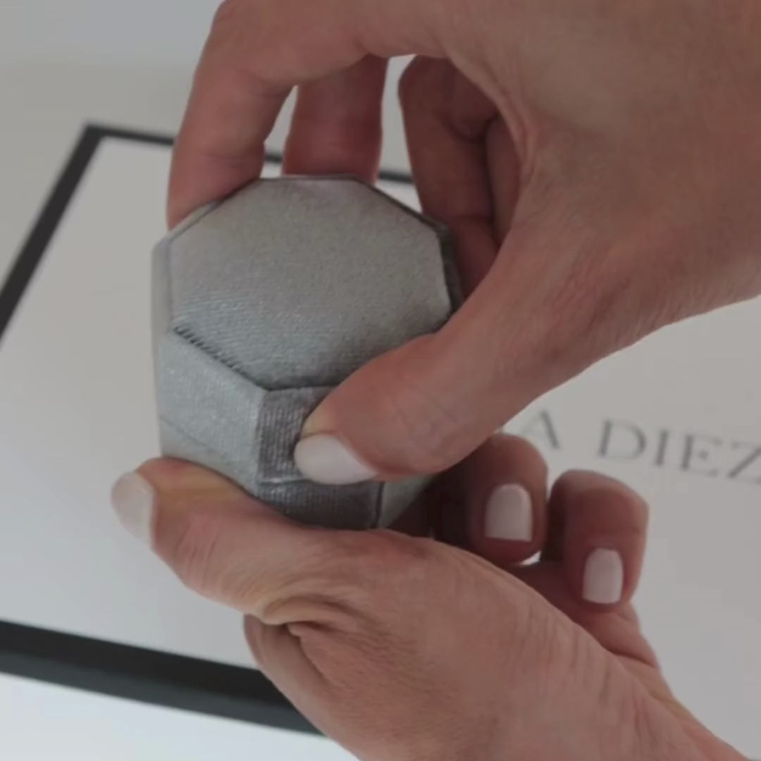 ANILLO COMPROMISO AGUAMARINA