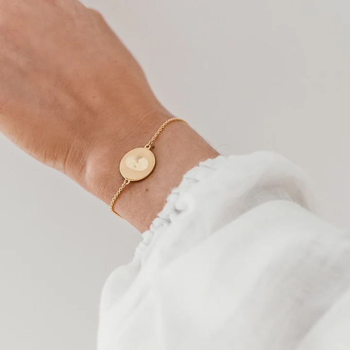 PULSERA LAZOS GRABADO ORO 18K